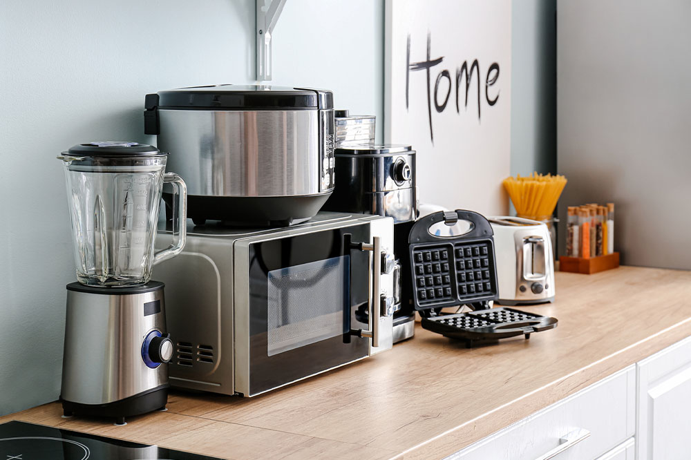 Common types of home appliances and accessories